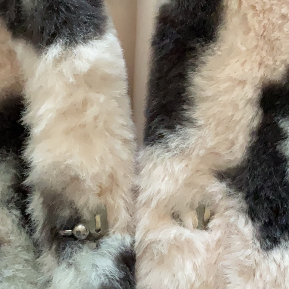 Leopard Print Faux Fur Coat - Picture 5 of 5